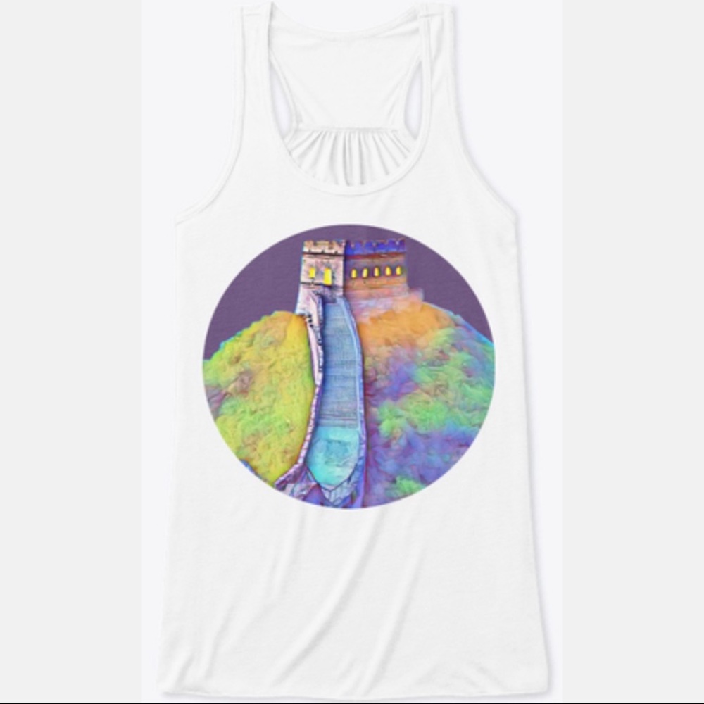 Casual tank featuring Great Wall of China